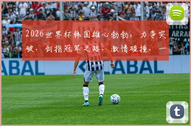 2026世界杯韩国雄心勃勃，力争突破，剑指冠军之路，激情碰撞，一触即发